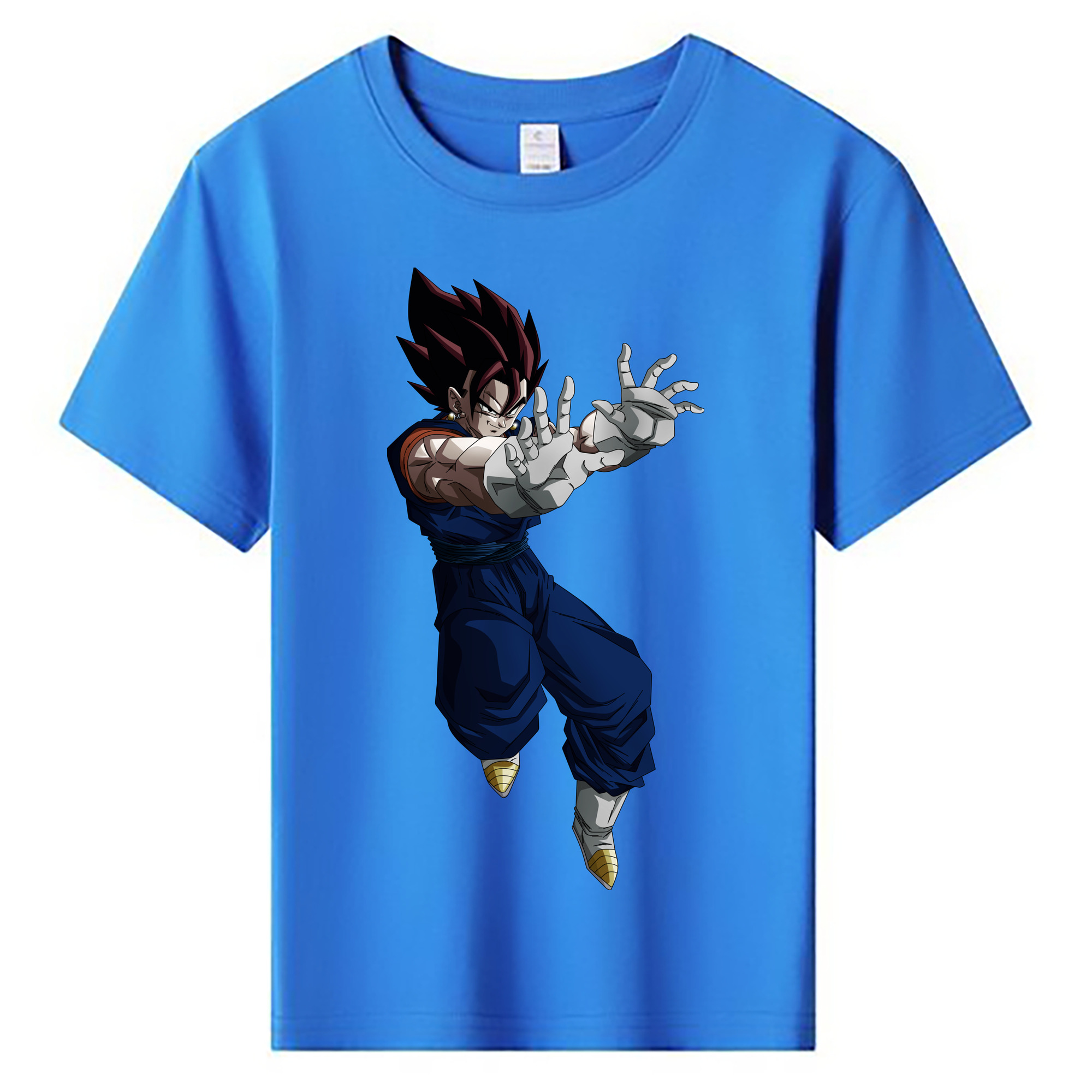 （画像用） ドラゴンボール ベジット DRAGON BALL Vegetto 綿100％キッズTシャツ（フロントプリント）